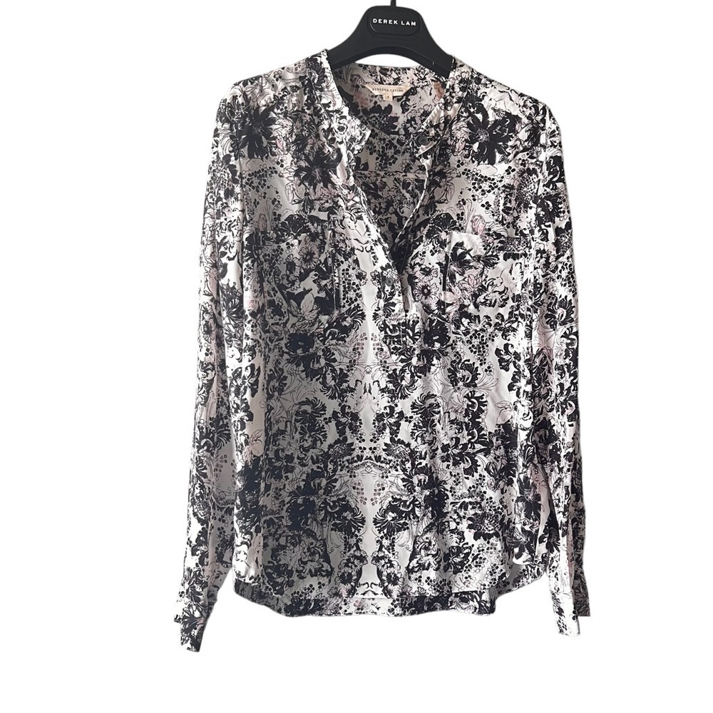 Rebecca Taylor 100% Silk Blouse top